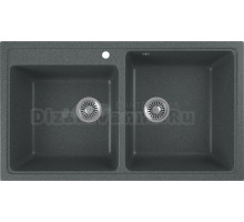 Мойка кухонная Domaci Бьелла DMC-85K-343 антрацит