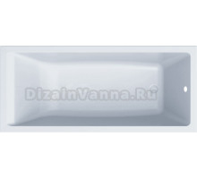 Акриловая ванна STWORKI Карлстад 180x80, с каркасом и сливом-переливом