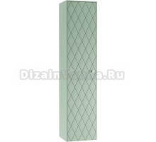 Шкаф-пенал Level One зеленый матовый