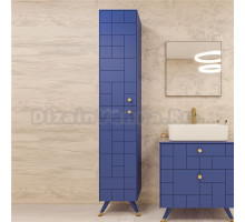 Шкаф-пенал Level Four синий матовый