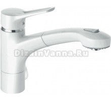 Смеситель для кухни Kludi MX 399459262 с переключателем, белый