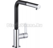 Смеситель для кухни Kludi L-ine S 408518775 черный, хром