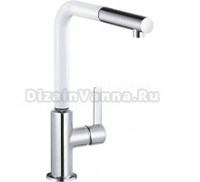 Смеситель для кухни Kludi L-ine S 408519375 белый, хром