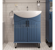 Тумба с раковиной DIWO Сочи 65 синяя
