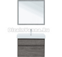 Мебель для ванной Aquanet Nova Lite 85 дуб рошелье, 2 ящика