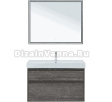 Мебель для ванной Aquanet Nova Lite 100 дуб рошелье, 2 ящика