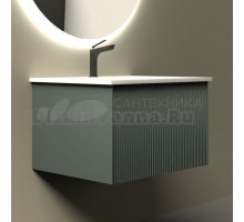 Тумба с раковиной La Fenice Terra 60 серая