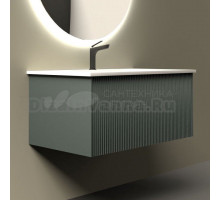 Тумба с раковиной La Fenice Terra 80 серая