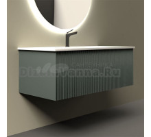 Тумба с раковиной La Fenice Terra 100 серая