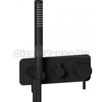 Смеситель для ванны с душем IB Rubinetterie Milanotorino EMT314NP matt black