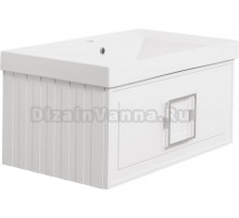 Тумба с раковиной La Fenice Cubo 80 белая