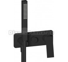 Смеситель для ванны с душем IB Rubinetterie Wave EWA313NP matt black