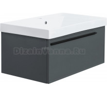 Тумба с раковиной La Fenice Elba 80 серая