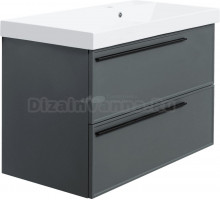 Тумба с раковиной La Fenice ElbaTwin 90 серая