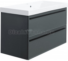 Тумба с раковиной La Fenice ElbaTwin 100 серая