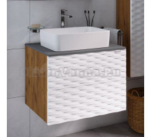 Тумба с раковиной Grossman Альба 65 веллингтон, белая