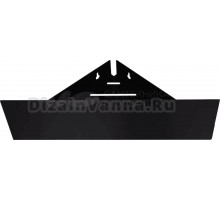 Полка Aquanet Магнум 302225 черная матовая