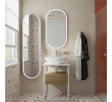 Мебель для ванной DIWO Элиста 60 светлое дерево с раковиной Moduo 55 Leaf