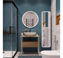 Мебель для ванной DIWO Элиста 80 светлое дерево с раковиной Moduo 55 Leaf