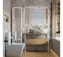 Мебель для ванной DIWO Элиста 100 столешница светлое дерево раковина Moduo 55 Leaf