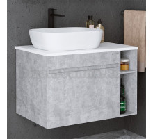 Тумба с раковиной Grossman Фалькон 80 бетон, раковина GR-3020