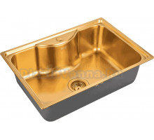 Мойка кухонная Zorg Inox PVD SZR 6545 BRONZE бронза