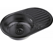 Мойка кухонная Zorg Inox PVD SZR 7750 GRAFIT графит