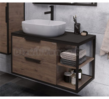 Тумба с раковиной Grossman Лофт 90 веллингтон, раковина GR-3020