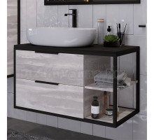 Тумба с раковиной Grossman Лофт 90 шанико, раковина GR-3015