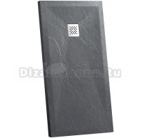 Поддон для душа Vincea VST-4SR9016A 160x90 см, антрацит, с сифоном