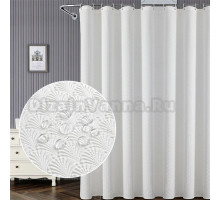 Штора для ванной Carnation Home Fashions White Ginkgo 180х200