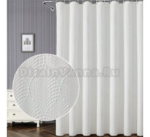 Штора для ванной Carnation Home Fashions White Leaf 180х200