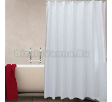Штора для ванной Carnation Home Fashions Shine White 180х200