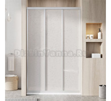Душевая дверь в нишу Ravak Supernova ASDP3-110 Pearl, 200, профиль сатин