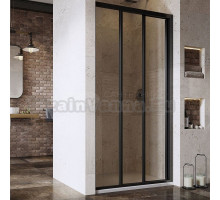 Душевая дверь в нишу Ravak Supernova ASDP3-80 Transparent, 200, профиль черный