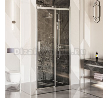 Душевая дверь в нишу Ambassador Benefit 19021101HX 120 см, профиль хром, стекло прозрачное