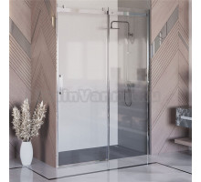 Душевая дверь в нишу Ambassador Benefit 19021104HX 150 см, профиль хром, стекло прозрачное