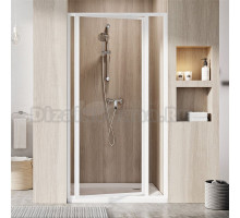 Душевая дверь в нишу Ravak Supernova SDOP-80 Transparent, 195, профиль белый