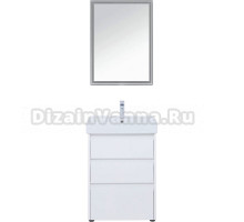 Мебель для ванной Aquanet Nova Lite 60 напольная, белая, 3 ящика