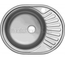 Мойка кухонная Domaci Равенна Rite DFA 577*447 (6) L2T L