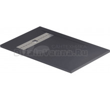 Поддон для душа Allen Brau Infinity 120х80 см, антрацит