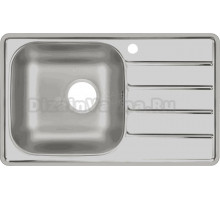 Мойка кухонная Domaci Равенна Rand DGR 780*480 (6) L2TG L