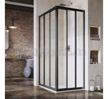 Душевой уголок Ravak Supernova ASRV3-75 Transparent, профиль черный