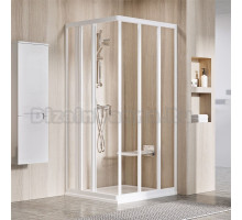 Душевой уголок Ravak Supernova ASRV3-90 Transparent, профиль белый