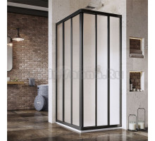 Душевой уголок Ravak Supernova ASRV3-90 Grape, профиль черный
