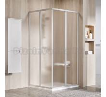 Душевой уголок Ravak Supernova SRV2-100 195 S Grape, профиль сатин