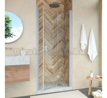 Душевая дверь в нишу Vegas Glass GPS Novo 80 07 01 R профиль матовый хром