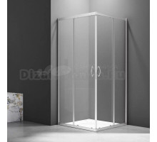 Душевой уголок Veconi Rovigo RV-101 90x90, профиль хром