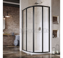 Душевой уголок Ravak Supernova SKCP4-80 195 Transparent, профиль черный