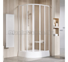 Душевой уголок Ravak Supernova SKKP6-80 195 Grape, профиль белый